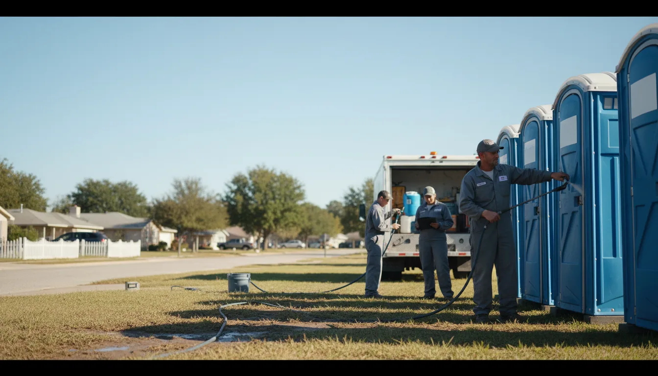 Long-Term Portable Toilet Rental in Saint Elmo, IL near me